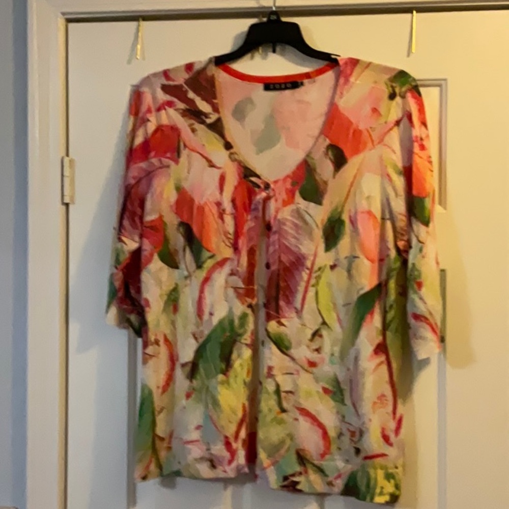 Lightweight Floral Cardigan